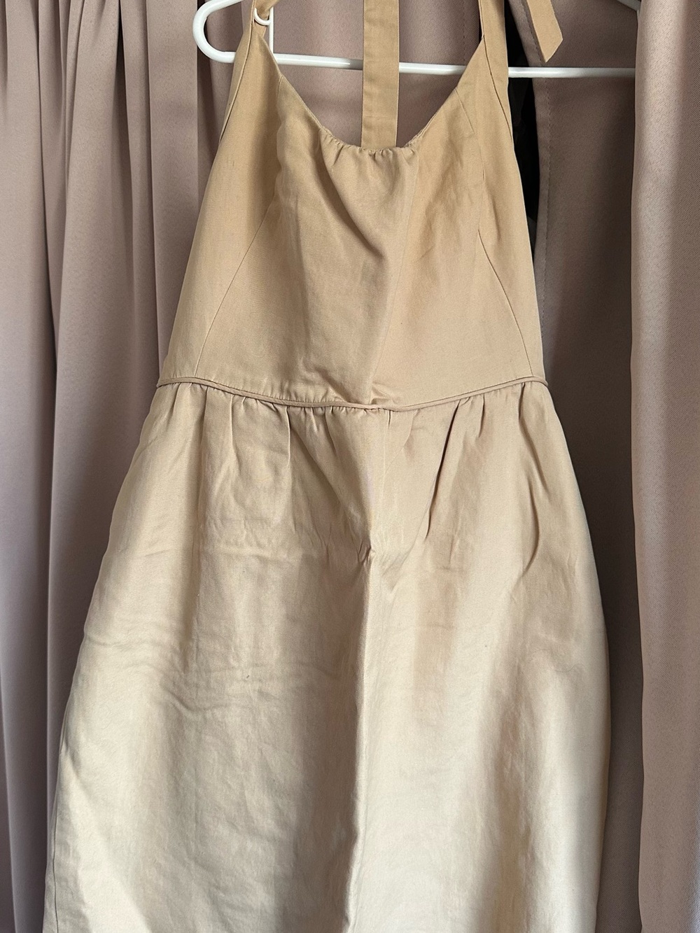 J. Crew Light Beige Cotton Sundress